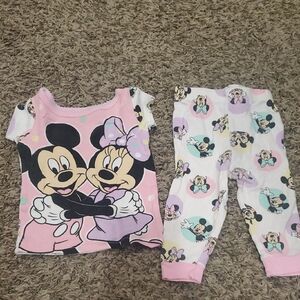 Disney Kids Pajama Set - Pink and Purple